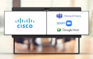 Cisco samen met Zoom, Microsoft Teams en Google Meet