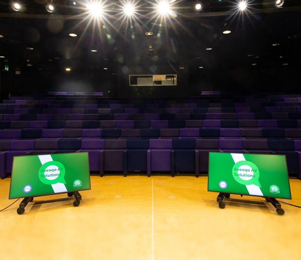 Haga schermen auditorium